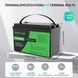 Акумулятор LiFePO4 Datouboss 12V 100Ah 1280Wh з BMS для інвертора та ДБЖ D-1580 фото 3